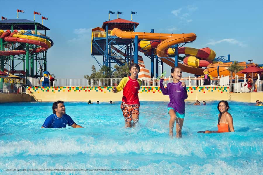 Dubai: LEGOLAND® Water Park Entry Ticket - Twin Chasers and the LEGO Wave Pool