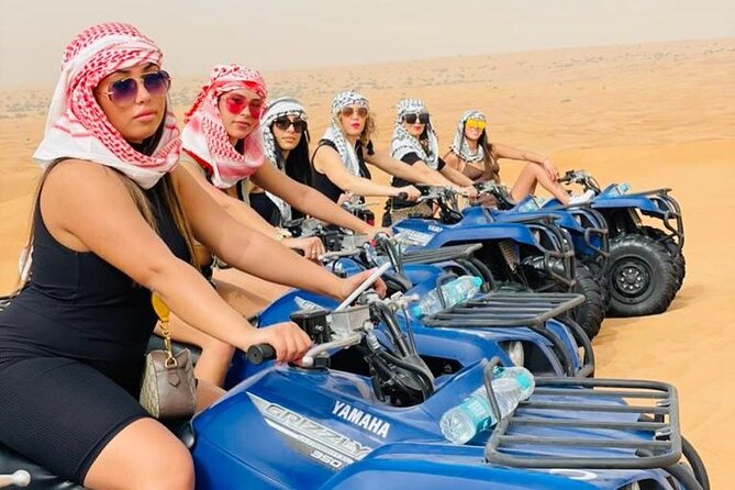 Dubai Long Self-Drive Quadbike with Camel and Falcon - Why the ATV is the main event