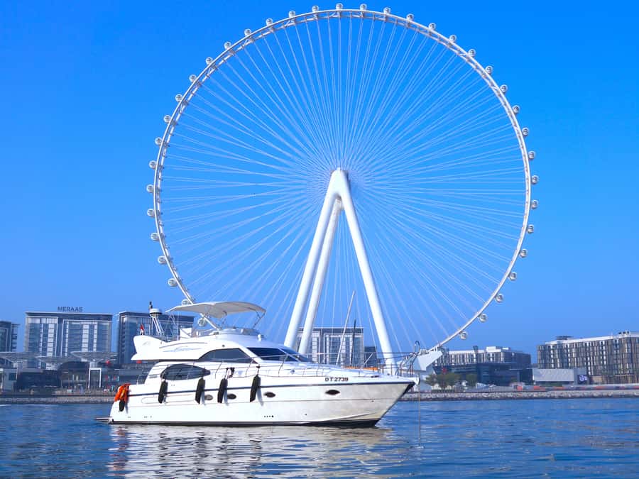 Dubai: Luxury Private 50 FT Yacht Cruise + Optional Sushi - Birthdays, proposals, anniversaries, and family groups