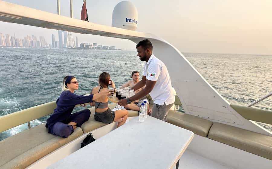 Dubai: Luxury Sunset Yacht Tour with Snacks and Drinks - Is this really a luxury experience?