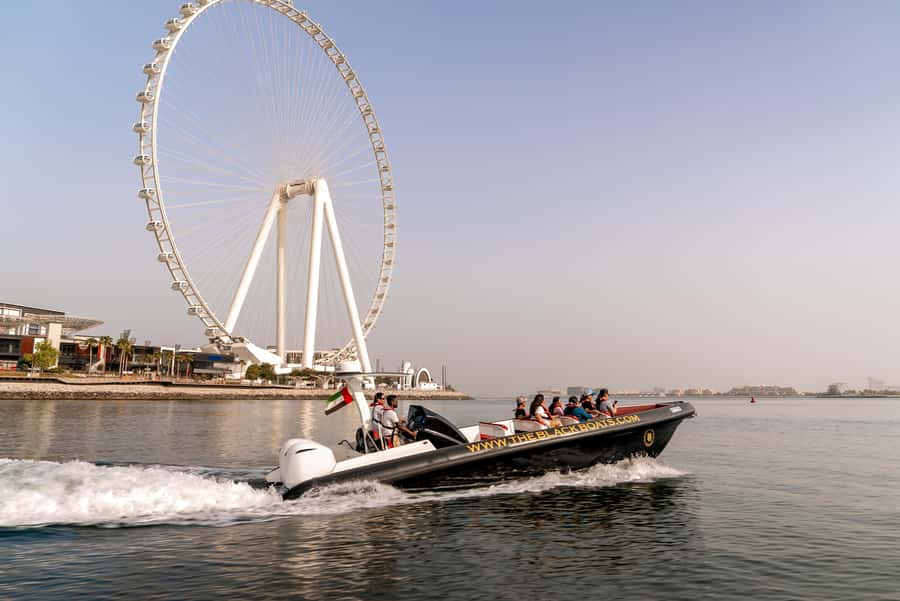 Dubai Marina: 1-Hour Luxury Sightseeing Speedboat Tour - JBR and Ain Dubai bring the best photo stops