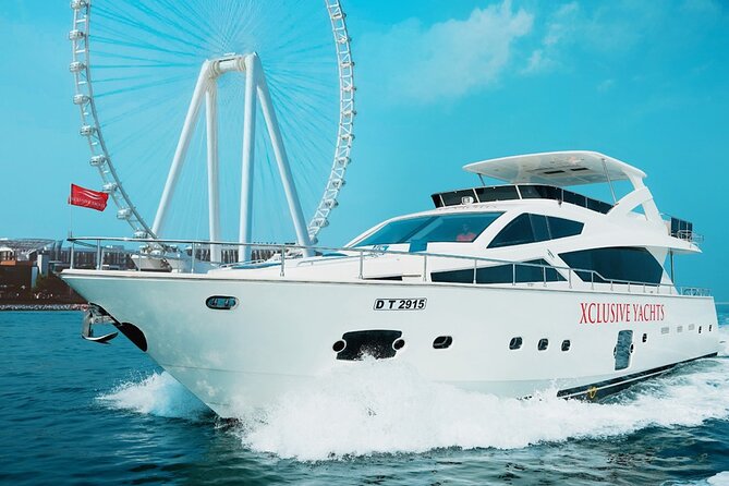 Dubai Marina 1hr Yacht tour with Drinks - Why the water gives you a better Dubai Marina view