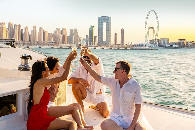 Dubai Marina 2 Hour Sunset Yacht Tour with Alcoholic Drinks - Leaving from Dubai Harbour