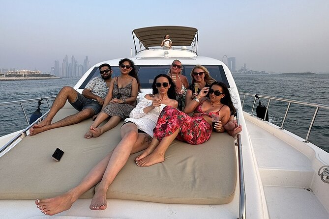 Dubai Marina 2 Hour Sunset Yacht Tour with Alcoholic Drinks - Jumeirah Beach Residence from the water