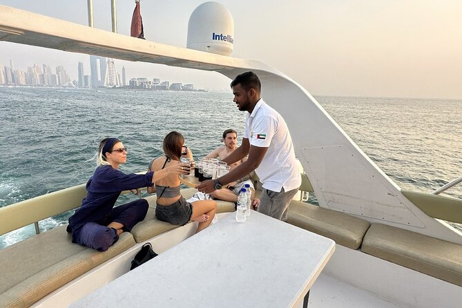 Dubai Marina 2 Hour Sunset Yacht Tour with Alcoholic Drinks - Is $34.89 good value?