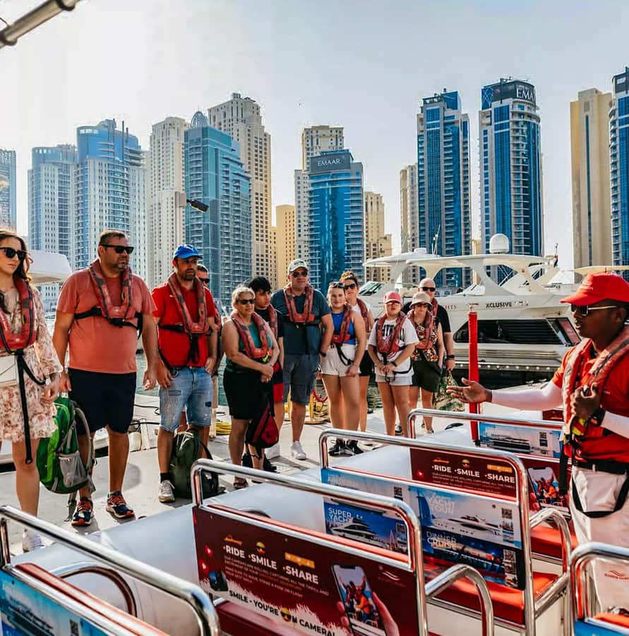 Dubai: Marina, Atlantis, Palm & Burj Al Arab Speedboat Tour - Jumeirah Beach and the open-water rush