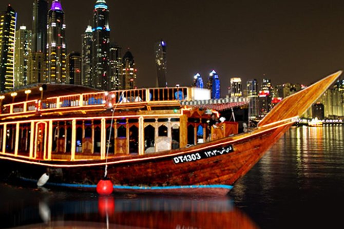 Dubai Marina Cruise Dinner with Entertainment Show - Price and value at about $45