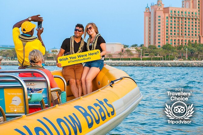 Dubai Marina Guided Sightseeing High-Speed Boat Tour - Leaving Dubai Marina at full speed