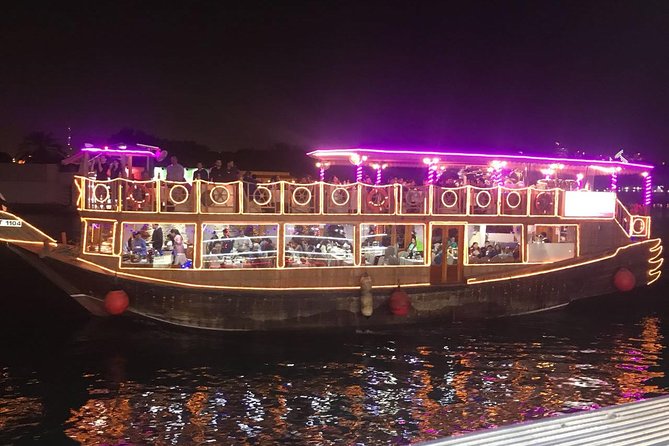 Dubai Marina Luxury Dinner Cruise with Buffet, Live Entertainment - Dinner in the air-conditioned dining deck