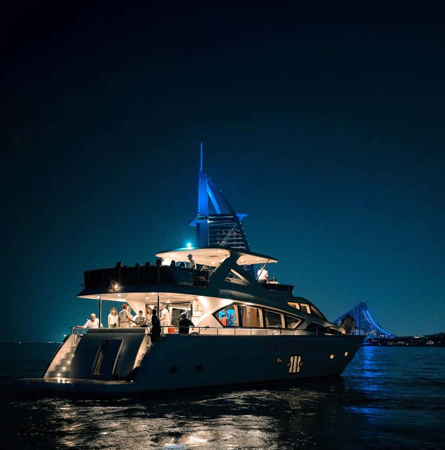 Dubai Marina: Luxury Yacht Tour with Breakfast or BBQ Option - Dubai Marina is your first view from the water