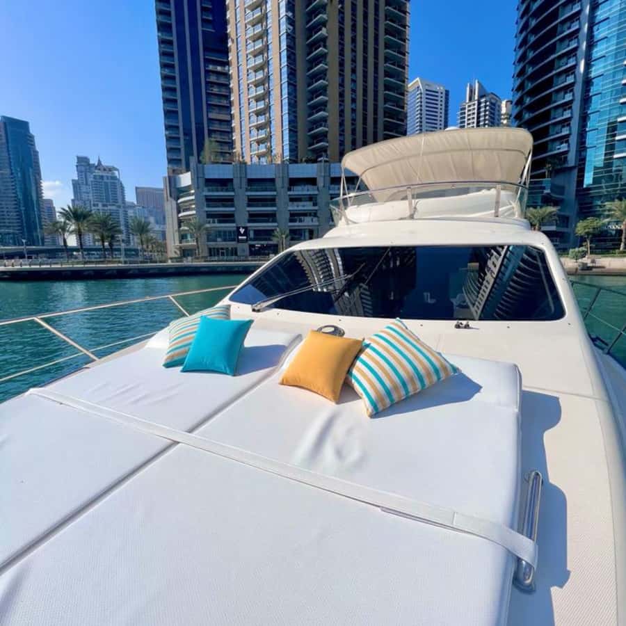 Dubai: Marina Sightseeing on Yacht with Breakfast - Dubai Marina from the water