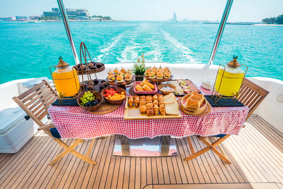 Dubai: Marina Sightseeing on Yacht with Breakfast - Finding Love Boats UAE at Dubai Marina Walk