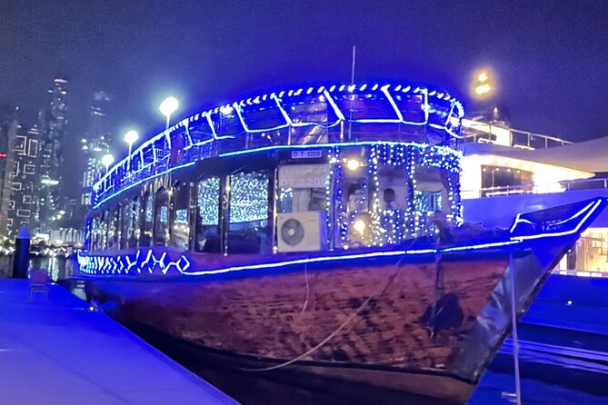 Dubai Marina Unique Dhow Cruise Buffet Dinner and Belly Dance - The main dhow cruise through Dubai Harbor