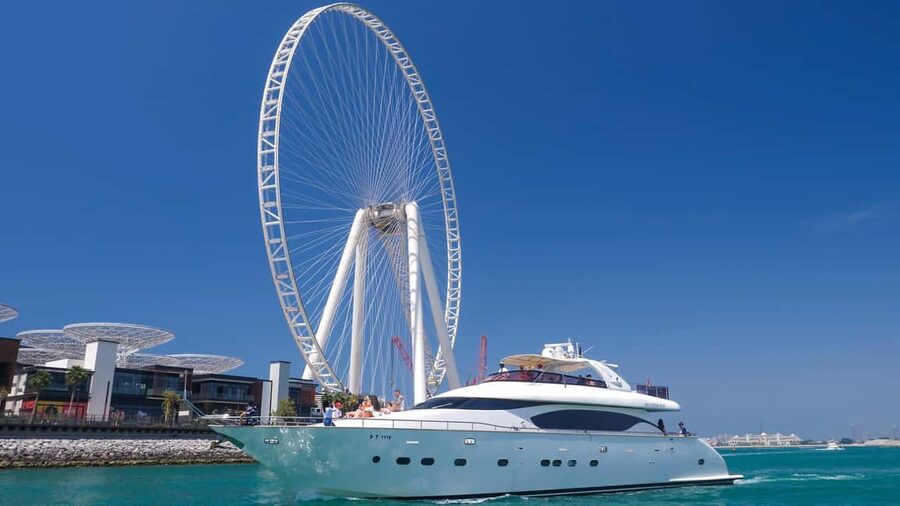 Dubai Marina Yacht Tour: Ain Wheel, JBR & Harbour in 1 Hour - What the one-hour cruise actually gives you