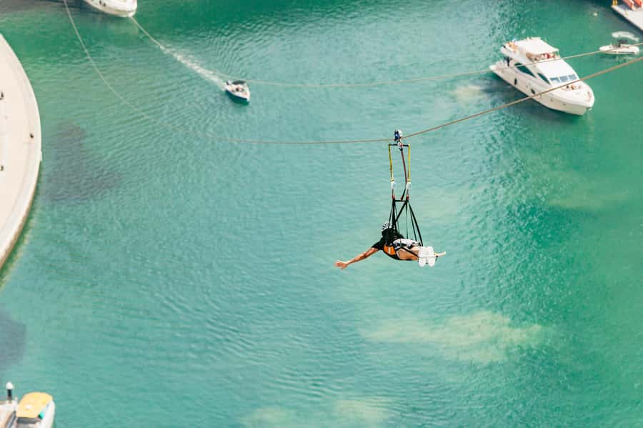 Dubai: Marina Ziplining with Photos, Video and Meal - Why the crew matters more than the speed