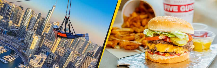 Dubai: Marina Ziplining with Photos, Video and Meal - A short visit with a high price