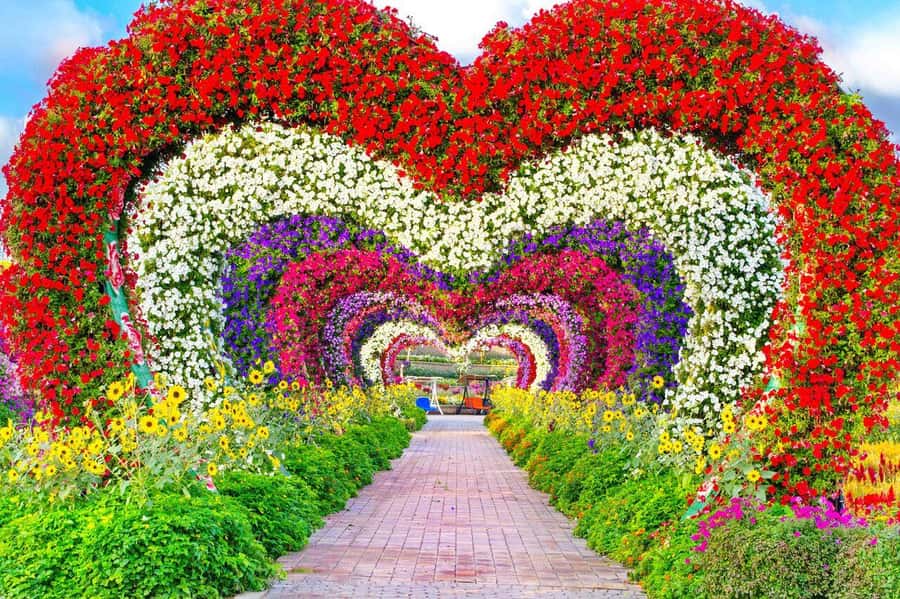 Dubai: Miracle Garden, Global Village, and Dubai Frame - Global Village after the flowers