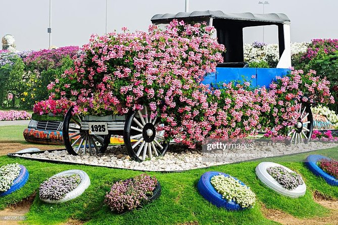 Dubai Miracle Garden Self-Guided Tour with Ticket with Transfer - Getting there by shared vehicle