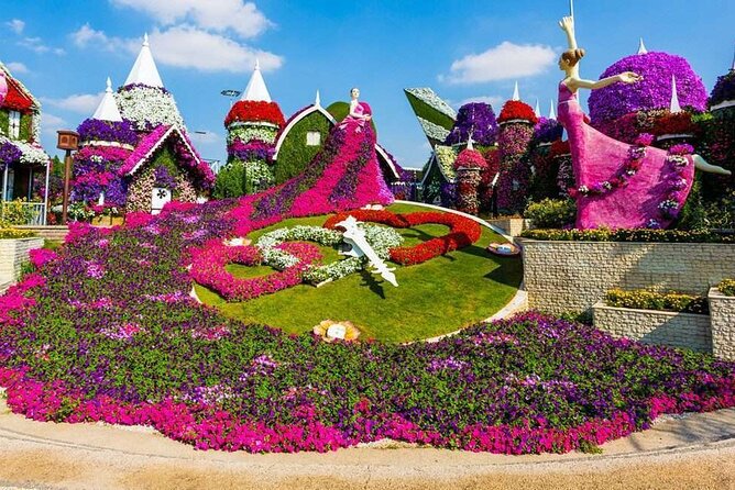 Dubai Miracle Garden Tickets with Round Trip Transfer - Walking through the 150 million flowers