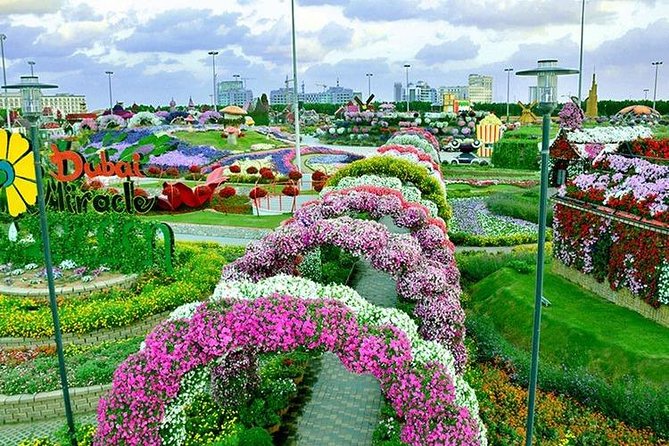 Dubai Miracle Garden with private round trip transfers - Walking Through the Flower Displays