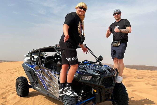 Dubai Morning 4 Seater Buggy Tour Sand Boarding & Camel ride - A private morning in Dubai’s open desert
