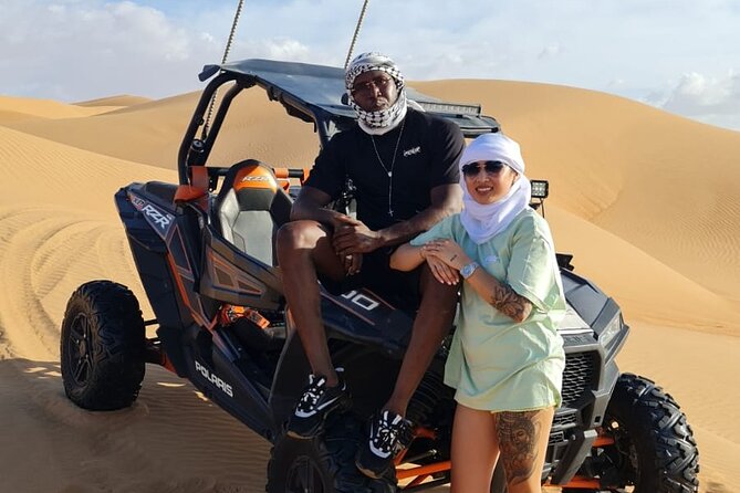Dubai Morning Buggy Dunes Safari with Sandboarding & Camel Ride - The value of $137 per person