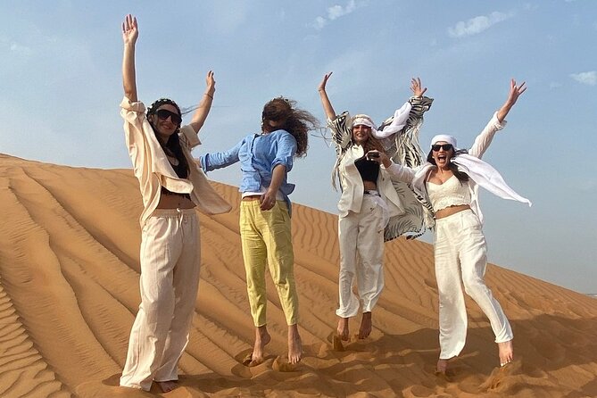 Dubai: Morning CaNam Buggy Safari with Sandboarding & Camel Ride - Lahbab and the red dunes
