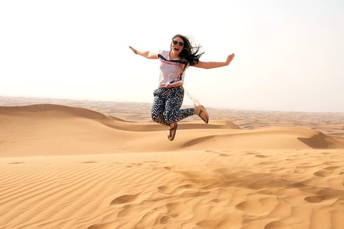 Dubai Morning Desert Safari: Camel Ride & Sandboarding! - Pickup from your Dubai accommodation