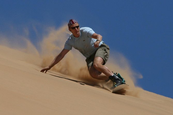Dubai: Morning Desert Safari with Camel Ride and Sand boarding - The main event: 45 minutes of dune bashing