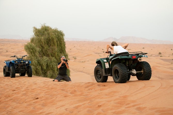 Dubai Morning Desert Safari with Quad Biking & More Activities - Red dunes and a proper 4x4 ride