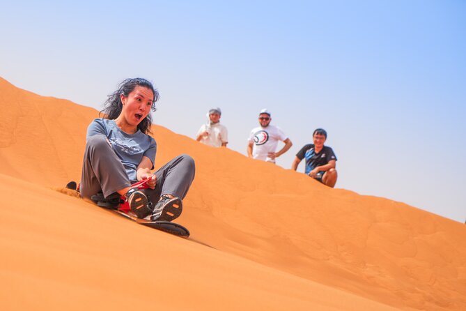 Dubai Morning Evening Desert Safari,Sand boarding and Camel ride - Key points at a glance