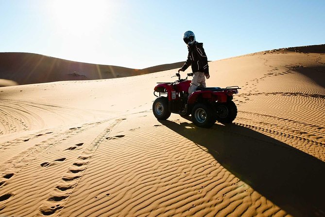 Dubai Morning Quad Bike with Sandboarding and Camel Ride - The 60-minute quad bike ride