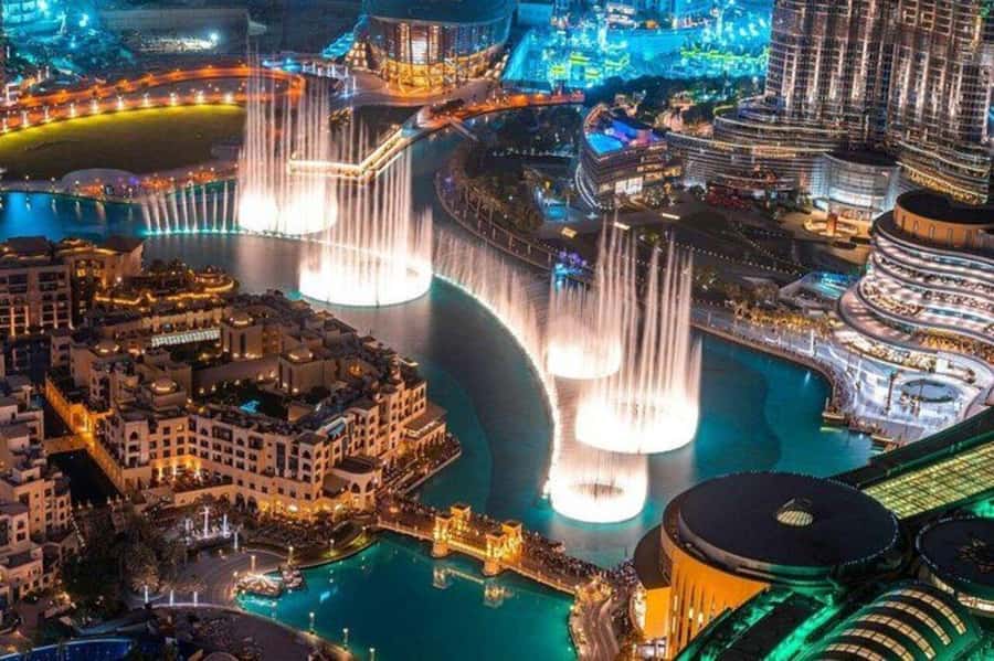 Dubai: Nighttime Guided City Tour by Van & Blue Water Island - Burj Khalifa and Downtown Dubai