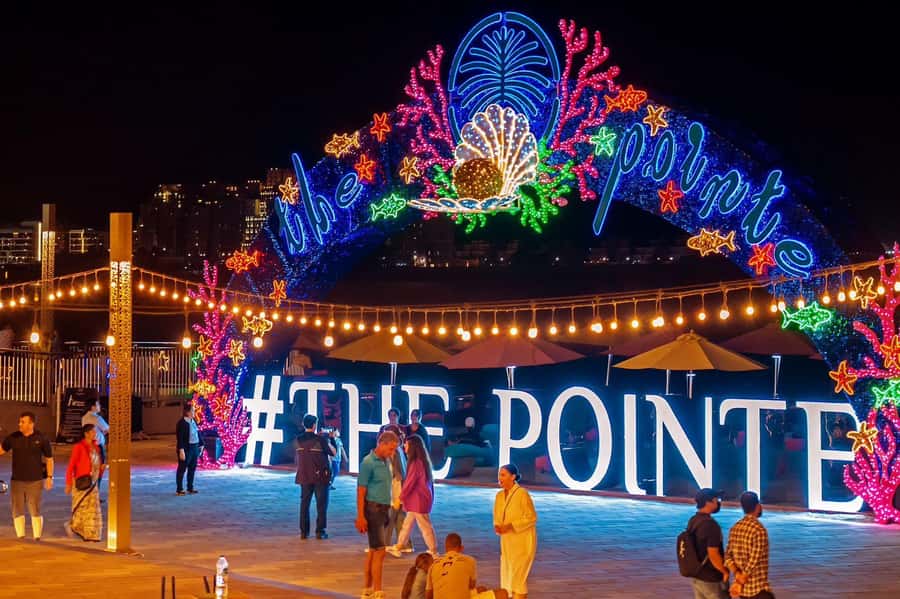 Dubai: Nighttime Guided City Tour by Van & Blue Water Island - Hotel pickup and the van ride