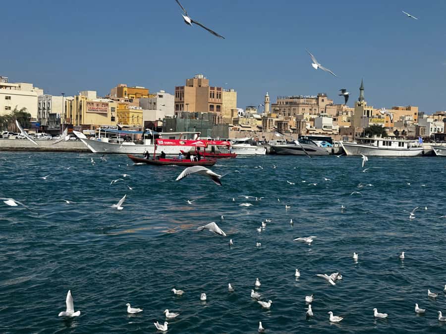 Dubai: Old Town Walking Tour with Abra Cruise & Street Food - Walking through Al Fahidi’s wind towers and old lanes