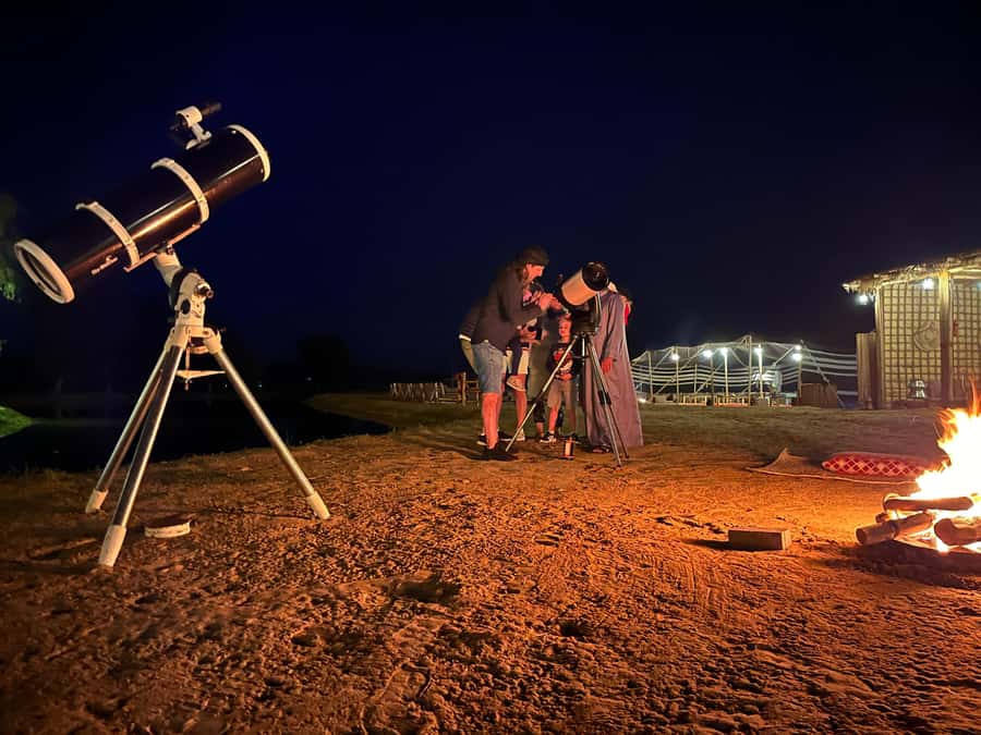 Dubai: Overnight Safari with Luxury Dome Stay & Stargazing - Stargazing with a professional telescope