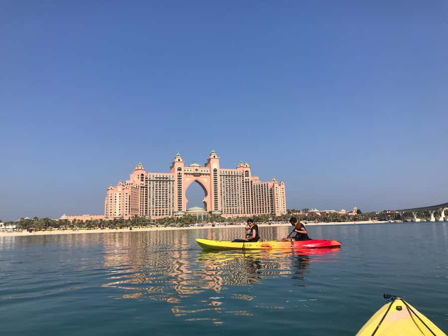 Dubai: Palm Jumeirah Guided Kayaking Tour - Atlantis, Burj Al Arab, and Burj Khalifa