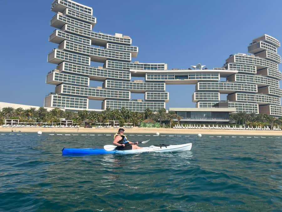 Dubai: Palm Jumeirah Guided Kayaking Tour - What the $54 price really buys