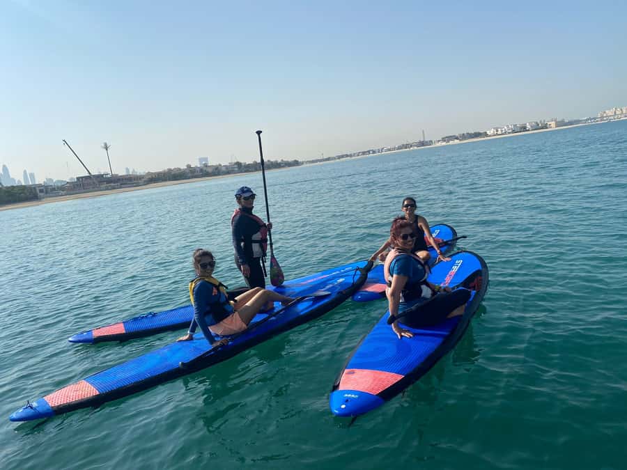 Dubai: Palm Jumeirah Paddle Boarding Tour - The Atlantis photo stop
