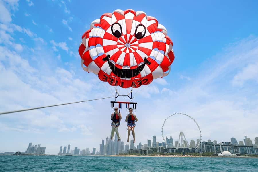 Dubai: Palm View and JBR View Parasailing Experience - Photos, video, and the real cost