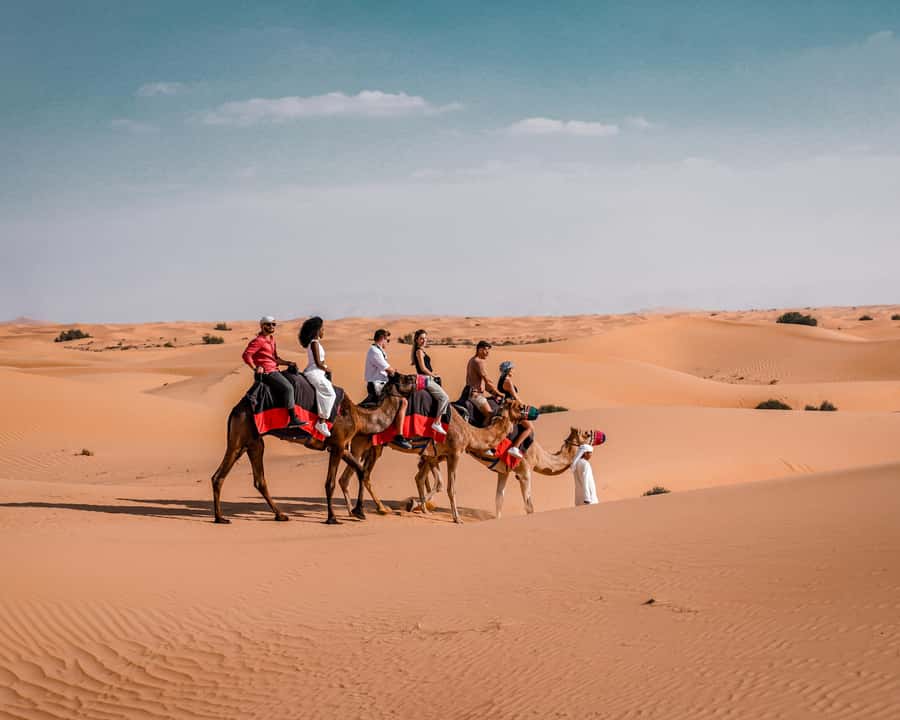 Dubai: Premium Desert Safari, Camel Ride, BBQ & Sandboarding - What $130 means in practical value