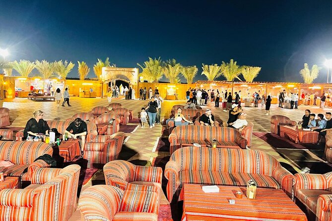 Dubai Premium Desert Safari – Live Buffet Dinner & Luxury Camp - Sandboarding, with no extra activity charge
