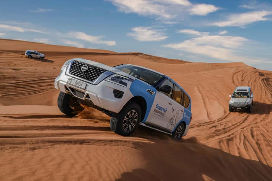 Dubai: Premium Safari, Camel Ride & Al Khayma Camp 3-Buffets - The quad-bike stop at Lahbab