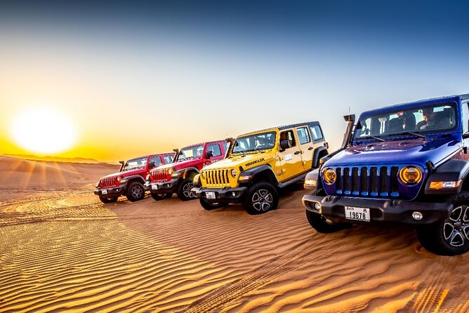 Dubai Private 4x4 Desert Safari with Traditional Dinner Options - The ride from Dubai to Lahbab