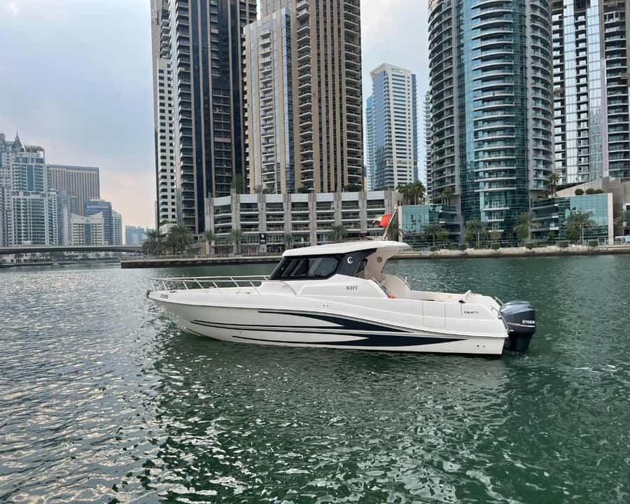 Dubai: Private Boat Cruise from Dubai Marina - Palm Jumeirah and Atlantis The Palm