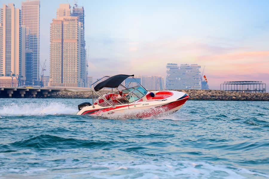 Dubai: Private Boat Tour - JBR/Burj Al Arab/Atlantis options - Atlantis and the far end of the route