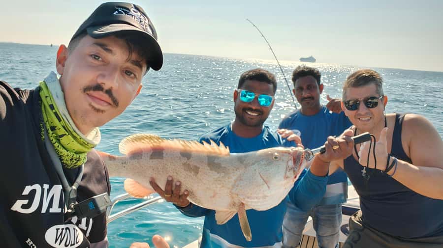 Dubai: Private Deep Sea Fishing Trip with BBQ of Catch - From Dubai Harbour to the open water