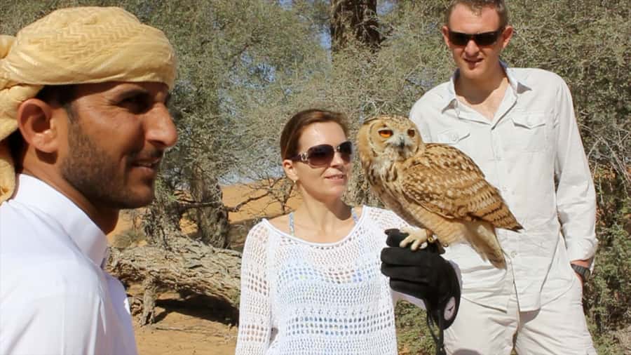Dubai: Private Falconry Safari - What to know about the guide and photos