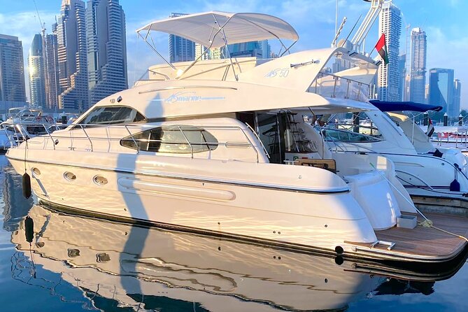 Dubai: Private Luxury Cruise on a Stylish 50ft Yacht - Swimming and onboard comfort