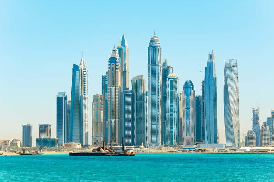 Dubai: Private Luxury Everest Yacht Cruise from Dubai Marina - Leaving Dubai Marina on a private yacht
